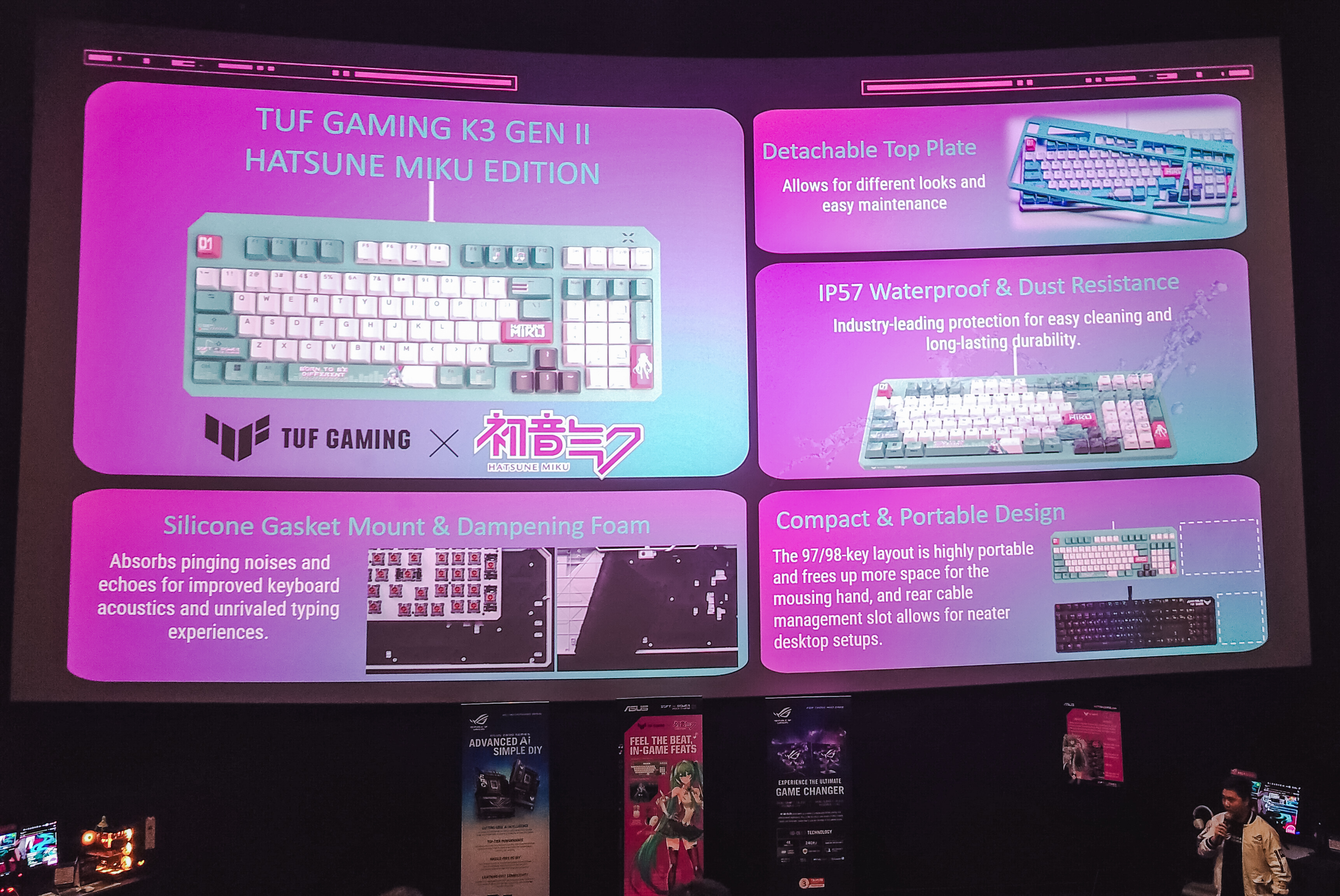 ASUS TUF x Hatsune Miku Launching