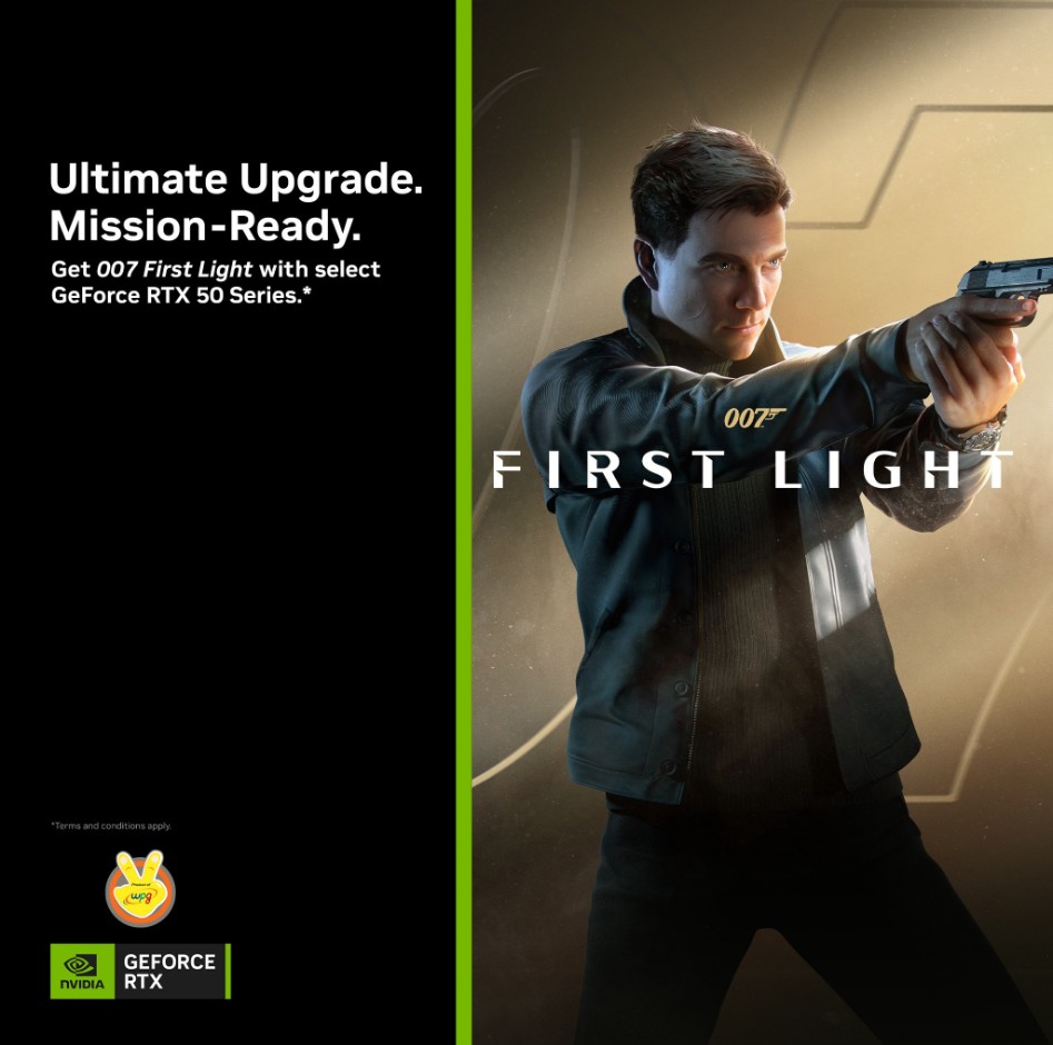 Beli GeForce RTX 50 Series, Dapat Game 007 First Light Gratis! Pastikan Beli dari WPG Indonesia!
