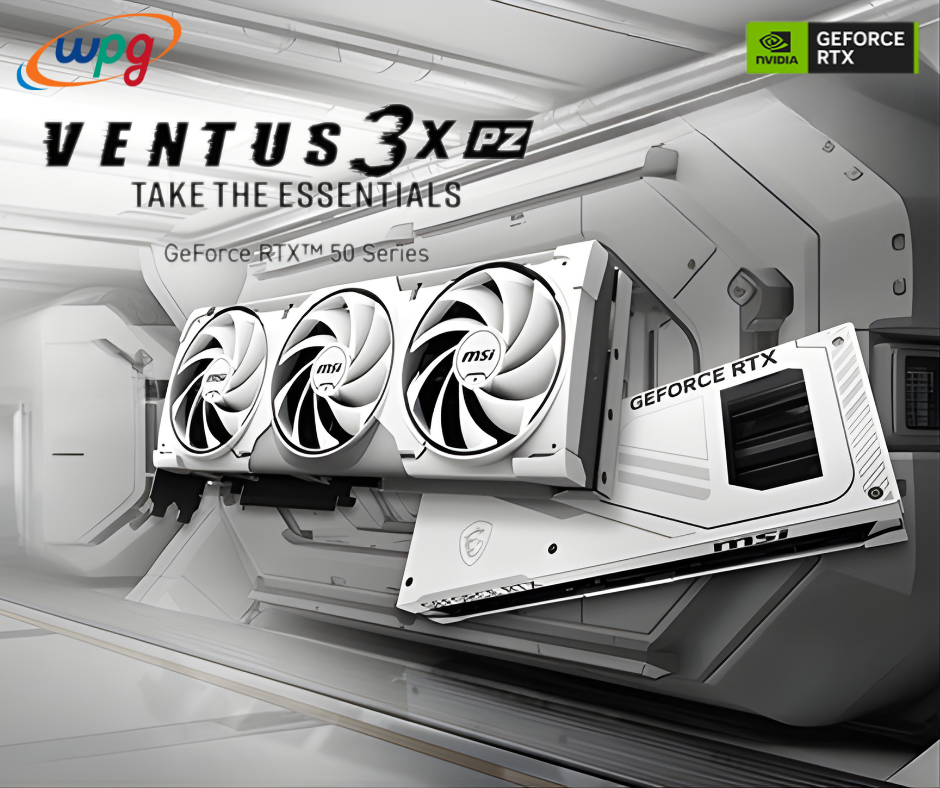 MSI Luncurkan Kartu Grafis Back-Connection Pertama: GeForce RTX™ 5070 Ti 16G VENTUS 3X PZ Series